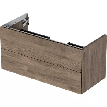 Dulap baza Geberit ONE cu 2 sertare 105cm nuc AmericanHickory / Melamina structura lemnoasa 97cb imagine