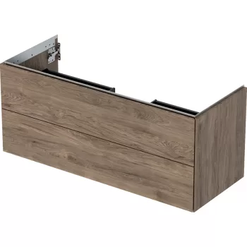 Dulap baza Geberit ONE cu 2 sertare 120cm nuc AmericanHickory / Melamina structura lemnoasa 0ac4 imagine