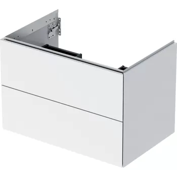 Dulap baza Geberit ONE cu 2 sertare 75cm alb lucios df97 imagine