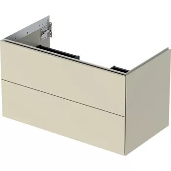 Dulap baza Geberit ONE cu 2 sertare 90cm gri nisip lucios 632d imagine