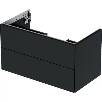 Dulap baza Geberit ONE cu 2 sertare 90cm negru mat c615 imagine