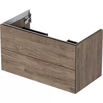 Dulap baza Geberit ONE cu 2 sertare 90cm nuc AmericanHickory / Melamina structura lemnoasa d91c imagine