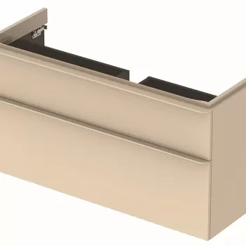 Dulap baza Geberit Smyle Square cu 2 sertare 120cm gri nisip lucios 7471 imagine