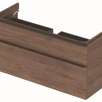 Dulap baza Geberit Smyle Square cu 2 sertare 120cm nuc american 5d48 imagine