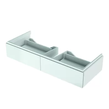 Dulap baza Geberit Xeno2 117cm cu doua sertare alb lucios fe51 imagine