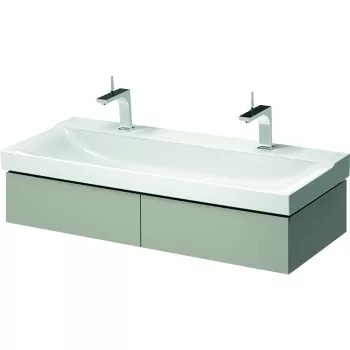 Dulap baza Geberit Xeno2 117cm cu doua sertare greige mat 0597 imagine