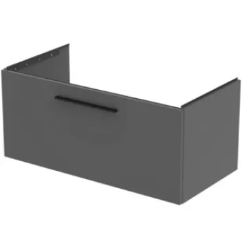 Dulap baza Ideal Standard i.Life B cu 1 sertar 100x50.5x44cm gri mat 0f85 imagine