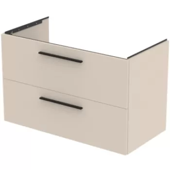 Dulap baza Ideal Standard i.Life B cu 2 sertare 100x50.5x63cm bej mat 3bfc imagine