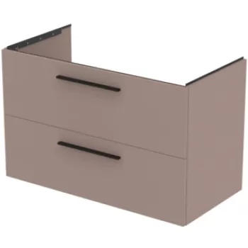 Dulap baza Ideal Standard i.Life B cu 2 sertare 100x50.5x63cm greige mat 351f imagine