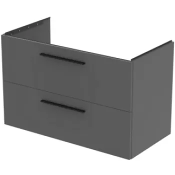 Dulap baza Ideal Standard i.Life B cu 2 sertare 100x50.5x63cm gri mat d298 imagine
