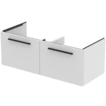 Dulap baza Ideal Standard i.Life B cu 2 sertare 120x50.5x44cm alb mat 84b3 imagine