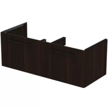 Dulap baza Ideal Standard i.Life B cu 2 sertare 120x50.5x44cm stejar cafea db78 imagine