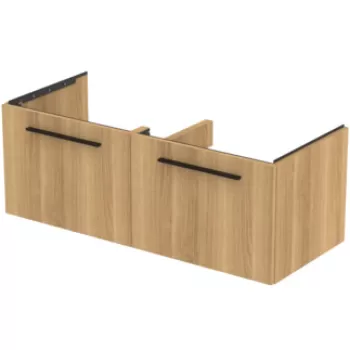 Dulap baza Ideal Standard i.Life B cu 2 sertare 120x50.5x44cm stejar natur 816f imagine