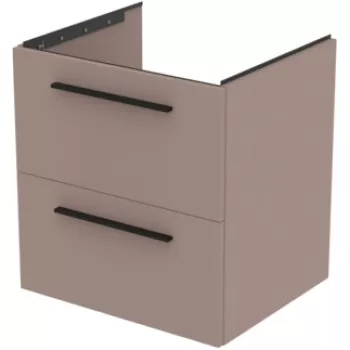 Dulap baza Ideal Standard i.Life B cu 2 sertare 60x50.5x63cm greige mat 408a imagine