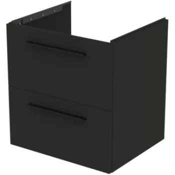 Dulap baza Ideal Standard i.Life B cu 2 sertare 60x50.5x63cm gri carbon mat febc imagine