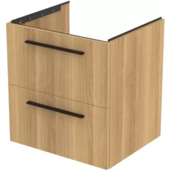 Dulap baza Ideal Standard i.Life B cu 2 sertare 60x50.5x63cm stejar natur a775 imagine