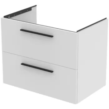Dulap baza Ideal Standard i.Life B cu 2 sertare 80x50.5x63cm alb mat 2684 imagine