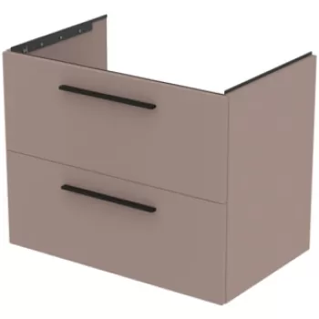 Dulap baza Ideal Standard i.Life B cu 2 sertare 80x50.5x63cm greige mat adfd imagine