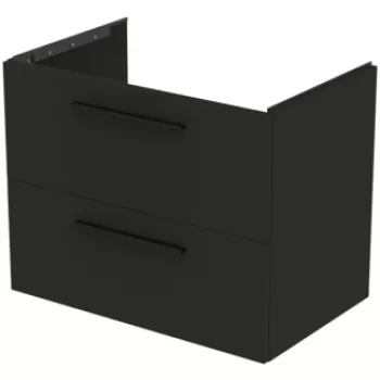 Dulap baza Ideal Standard i.Life B cu 2 sertare 80x50.5x63cm gri carbon mat 9a82 imagine