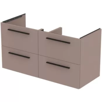 Dulap baza Ideal Standard i.Life B cu 4 sertare 120x50.5x63cm greige mat 0570 imagine