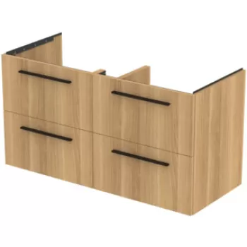 Dulap baza Ideal Standard i.Life B cu 4 sertare 120x50.5x63cm stejar natur b8f9 imagine