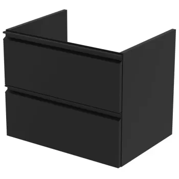 Dulap baza Ideal Standard Tesi 60x49x44mm cu doua sertare negru mat 34e8 imagine