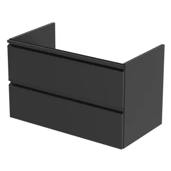 Dulap baza Ideal Standard Tesi 80x49x44mm cu doua sertare negru mat f15f imagine
