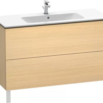 Dulap baza pe pardoseala Duravit L-Cube cu doua sertare 122cm furnir stejar mediteraneean 5c9f imagine