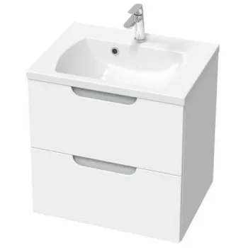 Dulap baza pentru lavoar Ravak SD Classic II 600 cu 2 sertare 60cm alb-gri ae71 imagine
