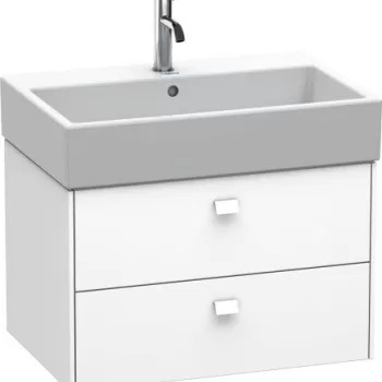 Dulap baza suspendat Duravit Brioso 684x442mm cu doua sertare alb mat b8c0 imagine