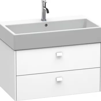 Dulap baza suspendat Duravit Brioso 784x442mm cu doua sertare alb mat 4c18 imagine