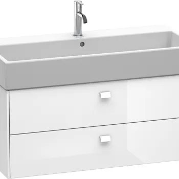 Dulap baza suspendat Duravit Brioso 984x442mm cu doua sertare alb lucios ac08 imagine