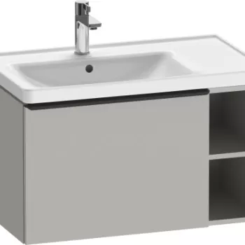 Dulap baza suspendat Duravit D-Neo cu un sertar 784x452mm gri mat decor 5f7d imagine