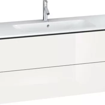 Dulap baza suspendat Duravit L-Cube 1220x481mm cu doua sertare alb lucios 7722 imagine