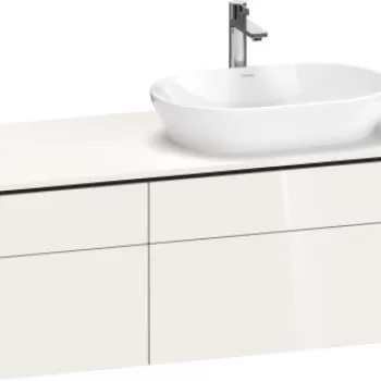 Dulap baza suspendat Duravit L-Cube 122x55cm alb lucios decor 7534 imagine