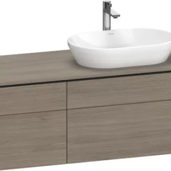 Dulap baza suspendat Duravit L-Cube 122x55cm stejar terra cce2 imagine