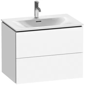 Dulap baza suspendat Duravit L-Cube 720x481mm cu doua sertare alb mat 7a32 imagine