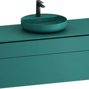 Dulap baza suspendat Duravit Vitrium pentru lavoare pe blat 122cm cu un sertar turcoaz mat ad8a imagine
