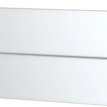 Dulap baza suspendat Hansgrohe Xevolos E cu 2 sertare  118cm  corp alb mat  front alb metalic 14e2 imagine