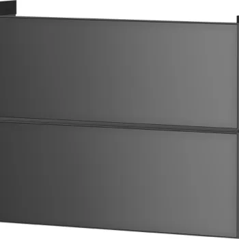 Dulap baza suspendat Hansgrohe Xevolos E cu 2 sertare  98cm  corp gri mat  front gri metalic 0eaf imagine