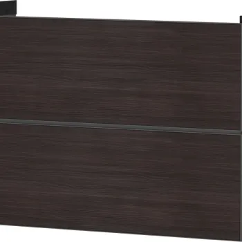 Dulap baza suspendat Hansgrohe Xevolos E cu 2 sertare  98cm  corp gri mat  front stejar inchis e71f imagine