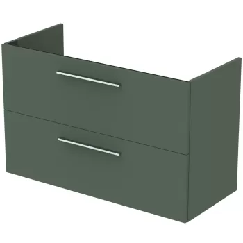 Dulap baza suspendat Ideal Standard i.life A cu 2 sertare 100cm gri quartz mat b55c imagine