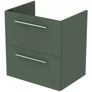 Dulap baza suspendat Ideal Standard i.life A cu 2 sertare 60cm gri quartz mat 977c imagine