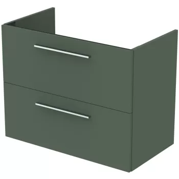Dulap baza suspendat Ideal Standard i.life A cu 2 sertare 80cm gri quartz mat 9504 imagine
