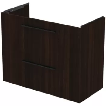 Dulap baza suspendat Ideal Standard i.life S cu doua sertare 80cm stejar cafeniu 1ddd imagine