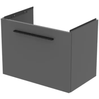 Dulap baza suspendat Ideal Standard i.life S cu un sertar 60cm gri quartz mat 606d imagine