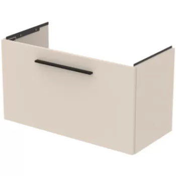 Dulap baza suspendat Ideal Standard i.life S cu un sertar 80cm bej nisipiu mat 6a81 imagine