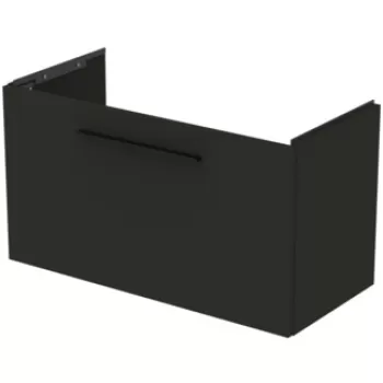Dulap baza suspendat Ideal Standard i.life S cu un sertar 80cm gri carbon mat dabd imagine