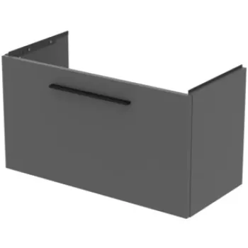 Dulap baza suspendat Ideal Standard i.life S cu un sertar 80cm gri quartz mat 8ee3 imagine
