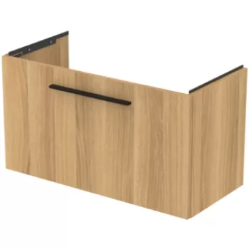 Dulap baza suspendat Ideal Standard i.life S cu un sertar 80cm stejar natural a7ac imagine